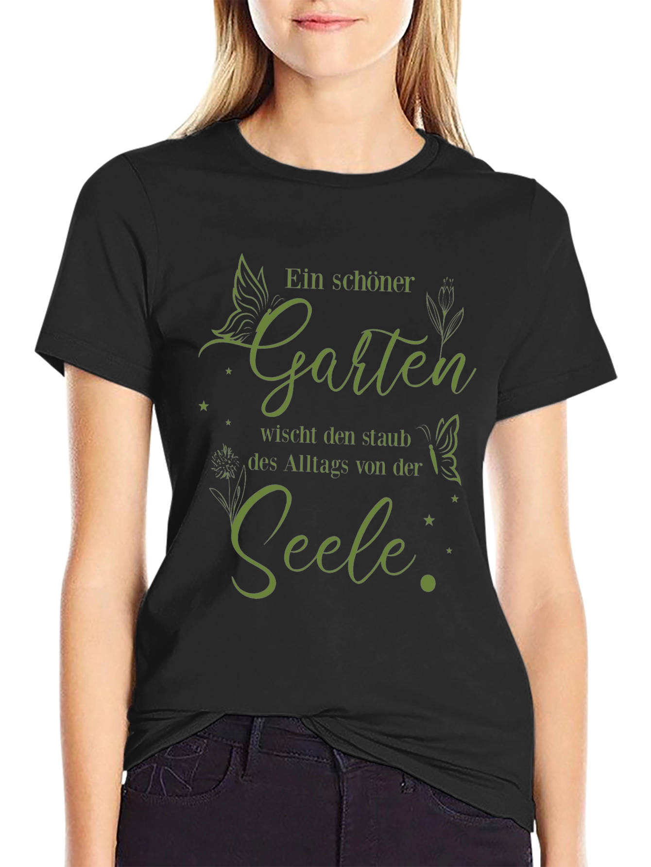 Ein schöner Garten Black T-Shirt
