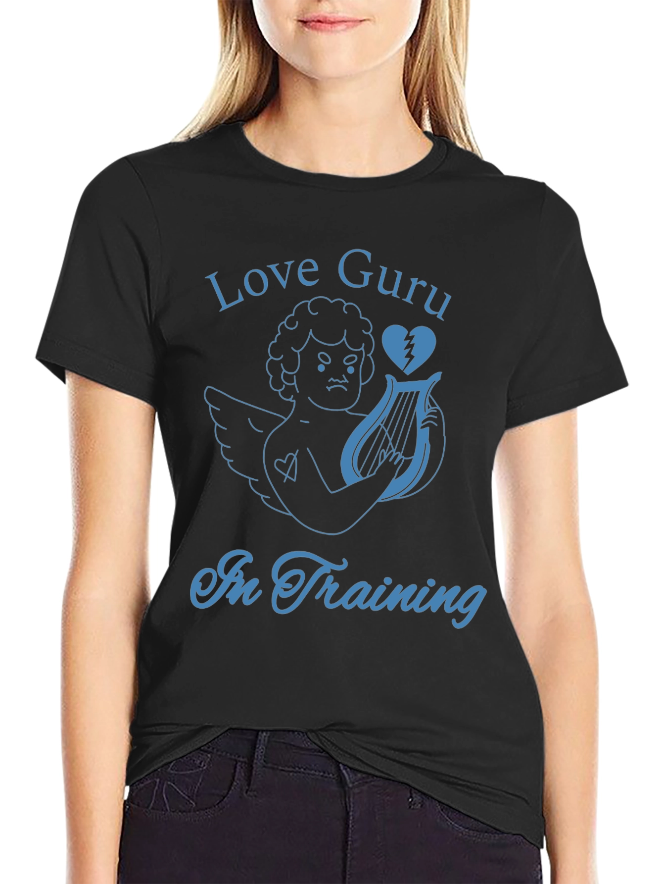 Love Guru in Training T-Shirt - Cupid Broken Heart