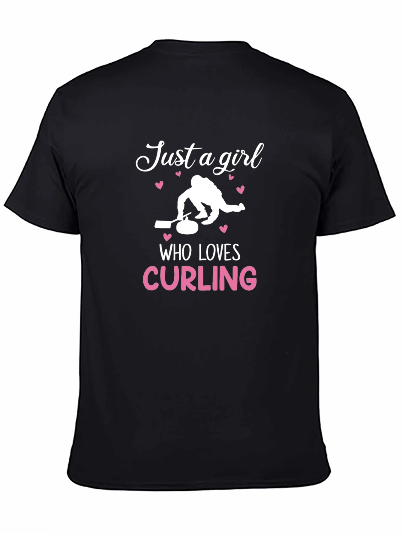 Just a Girl Who Loves Curling T-Shirt