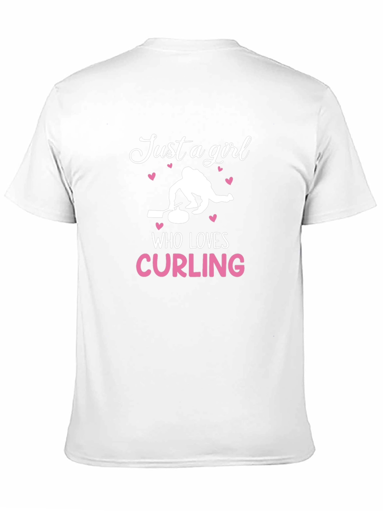 Just a Girl Who Loves Curling T-Shirt