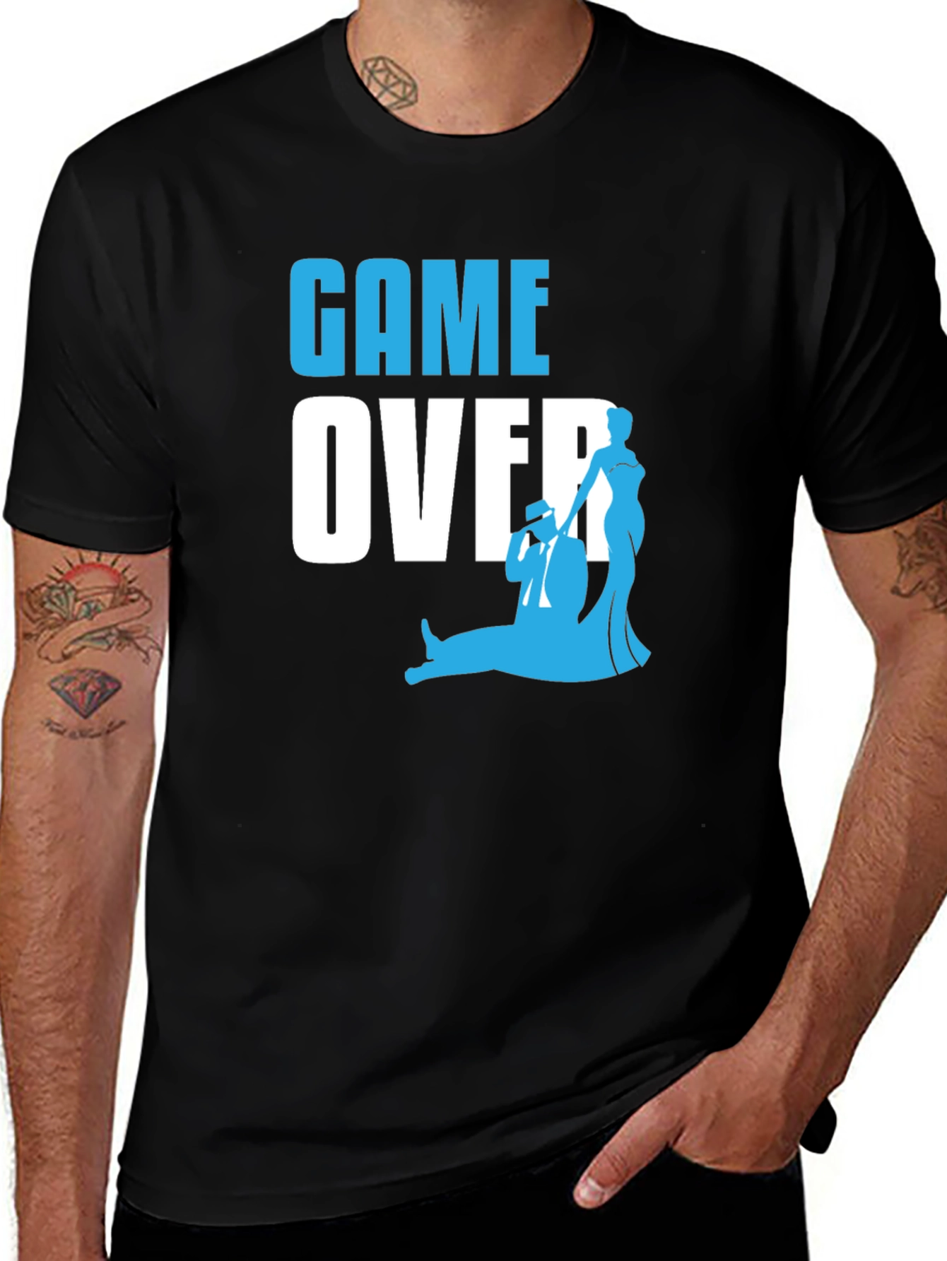 Game Over T-Shirt - Funny Groom Wedding Tee