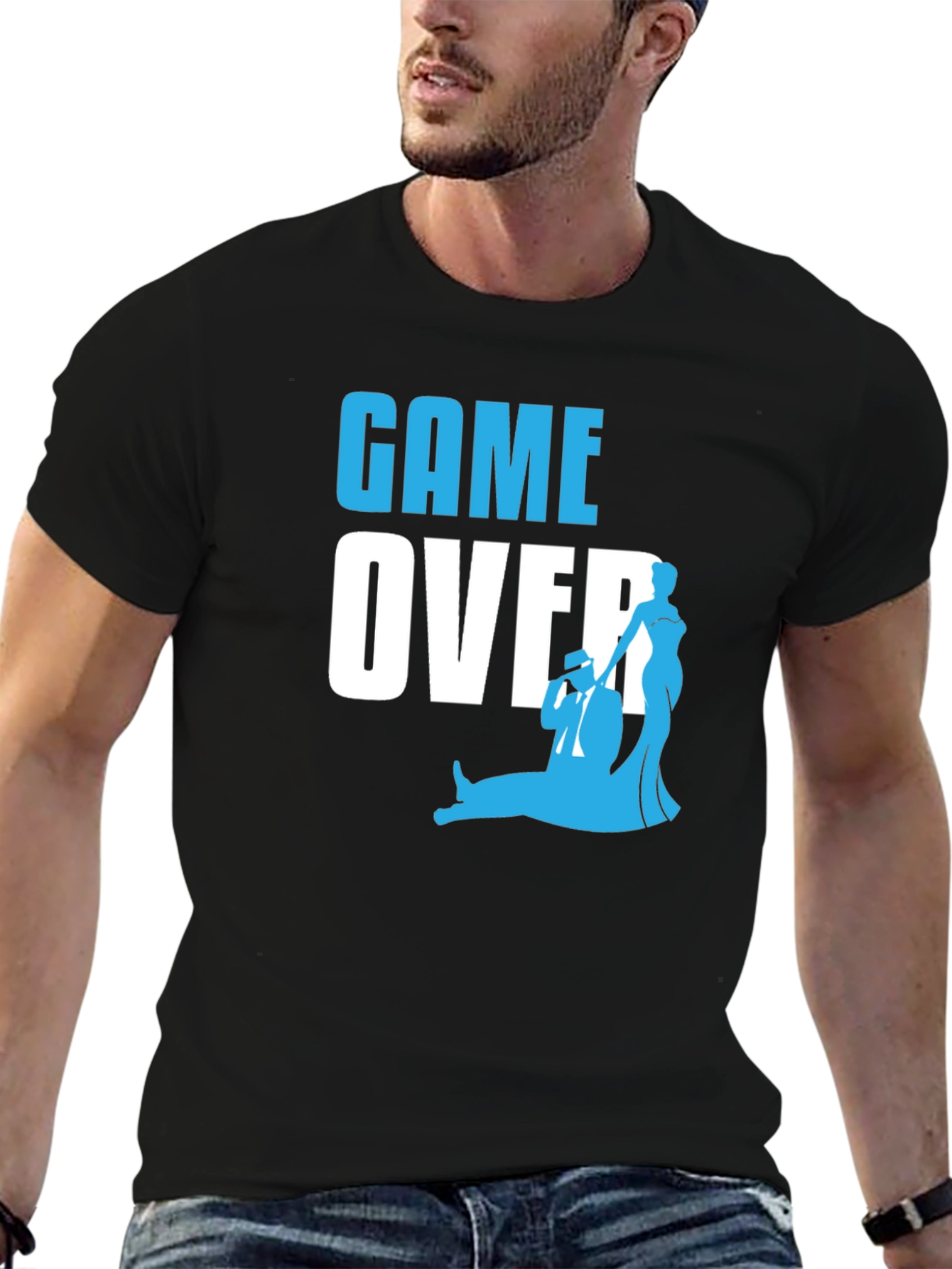 Game Over T-Shirt - Funny Groom Wedding Tee