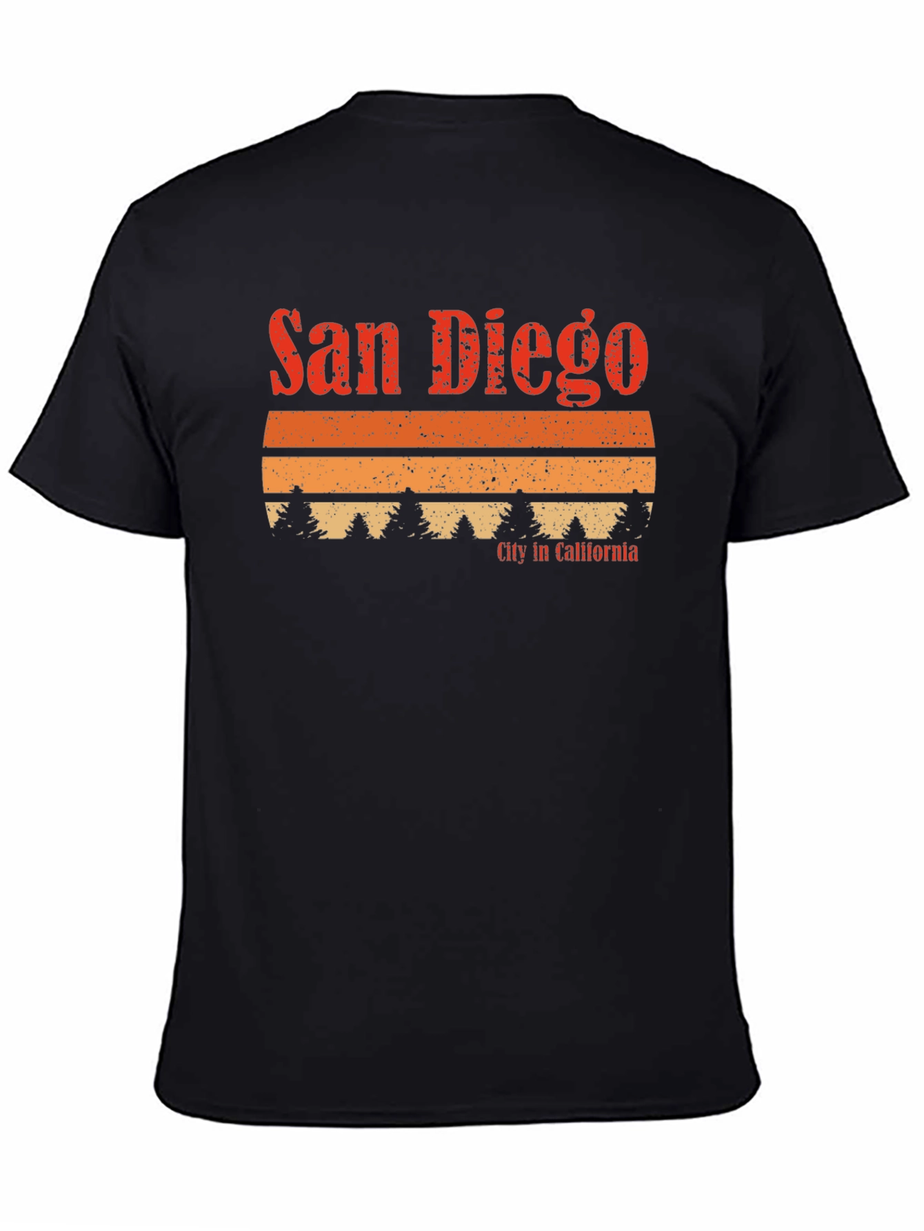 San Diego California Retro Graphic T-Shirt