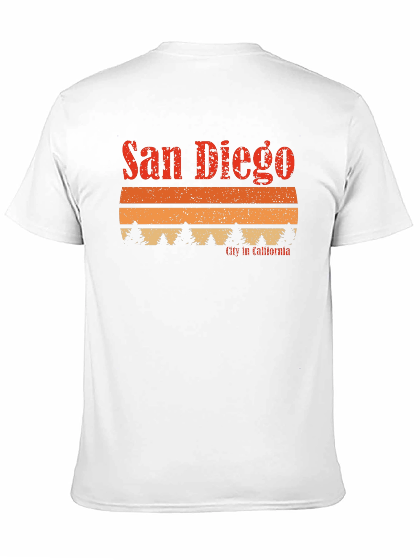 San Diego California Retro Graphic T-Shirt