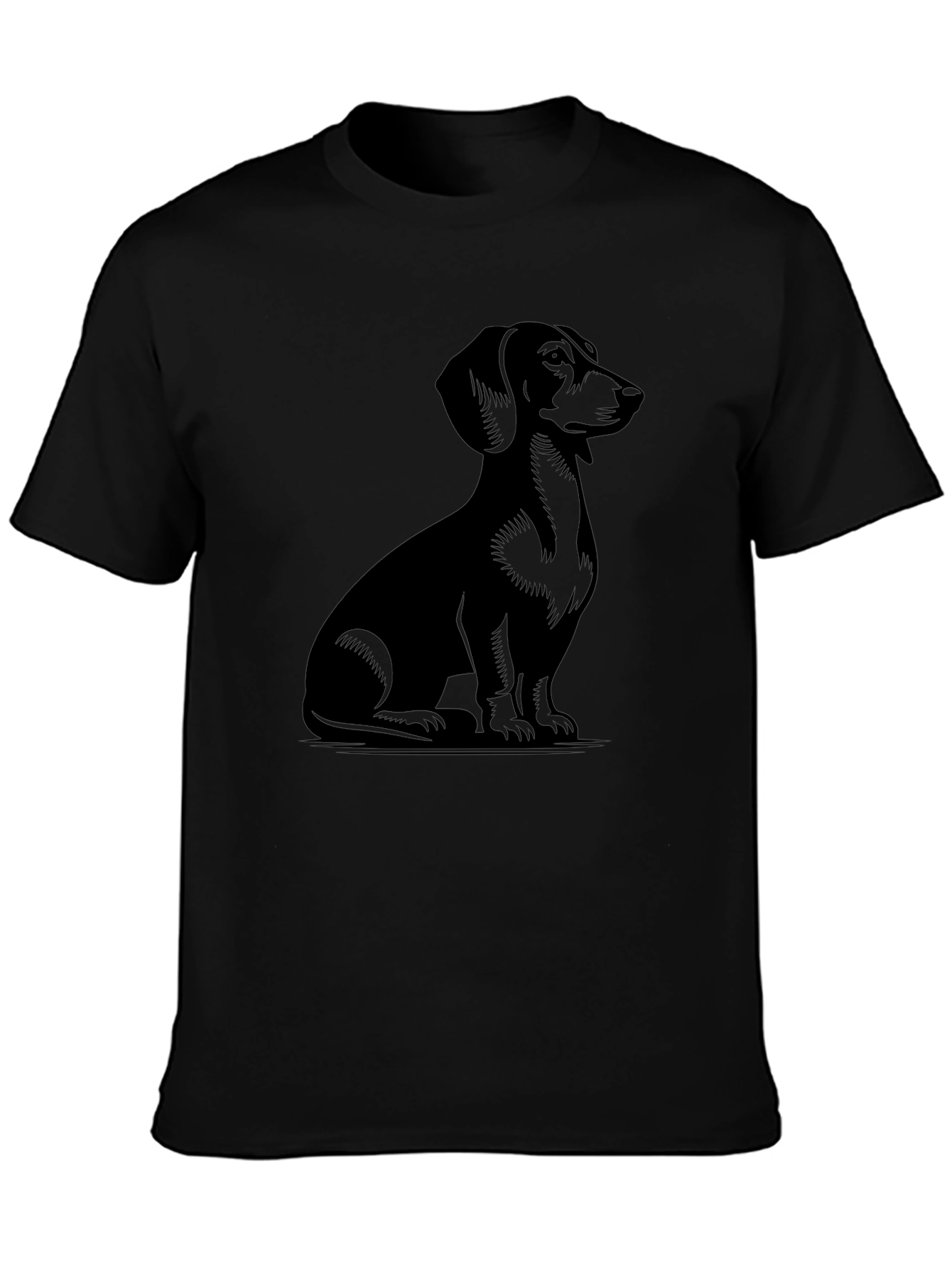 Minimalist Dachshund T-Shirt – Simple Dog Lover Graphic Tee