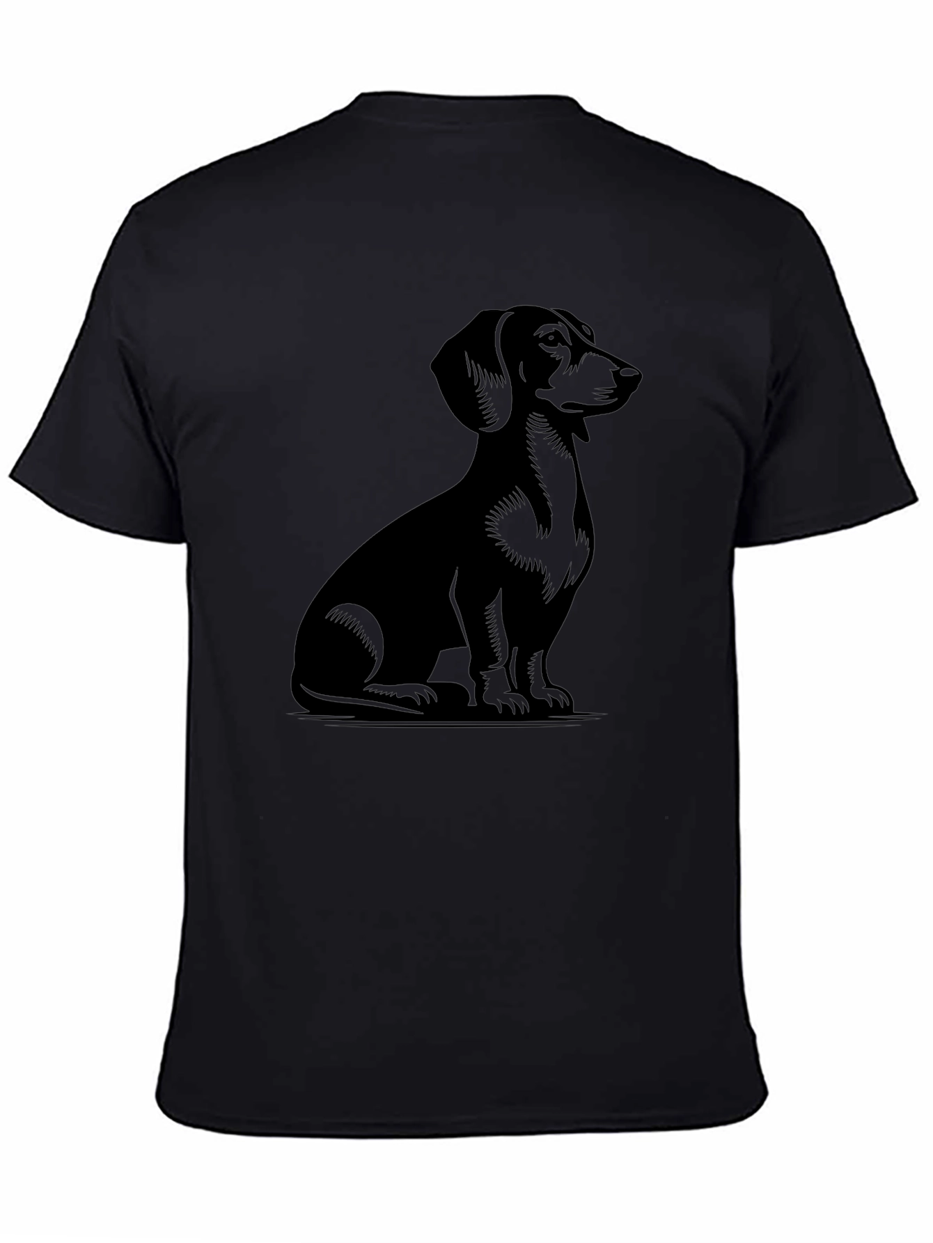 Minimalist Dachshund T-Shirt – Simple Dog Lover Graphic Tee
