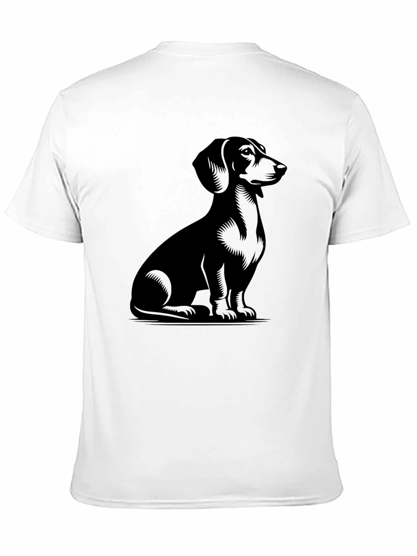 Minimalist Dachshund T-Shirt – Simple Dog Lover Graphic Tee