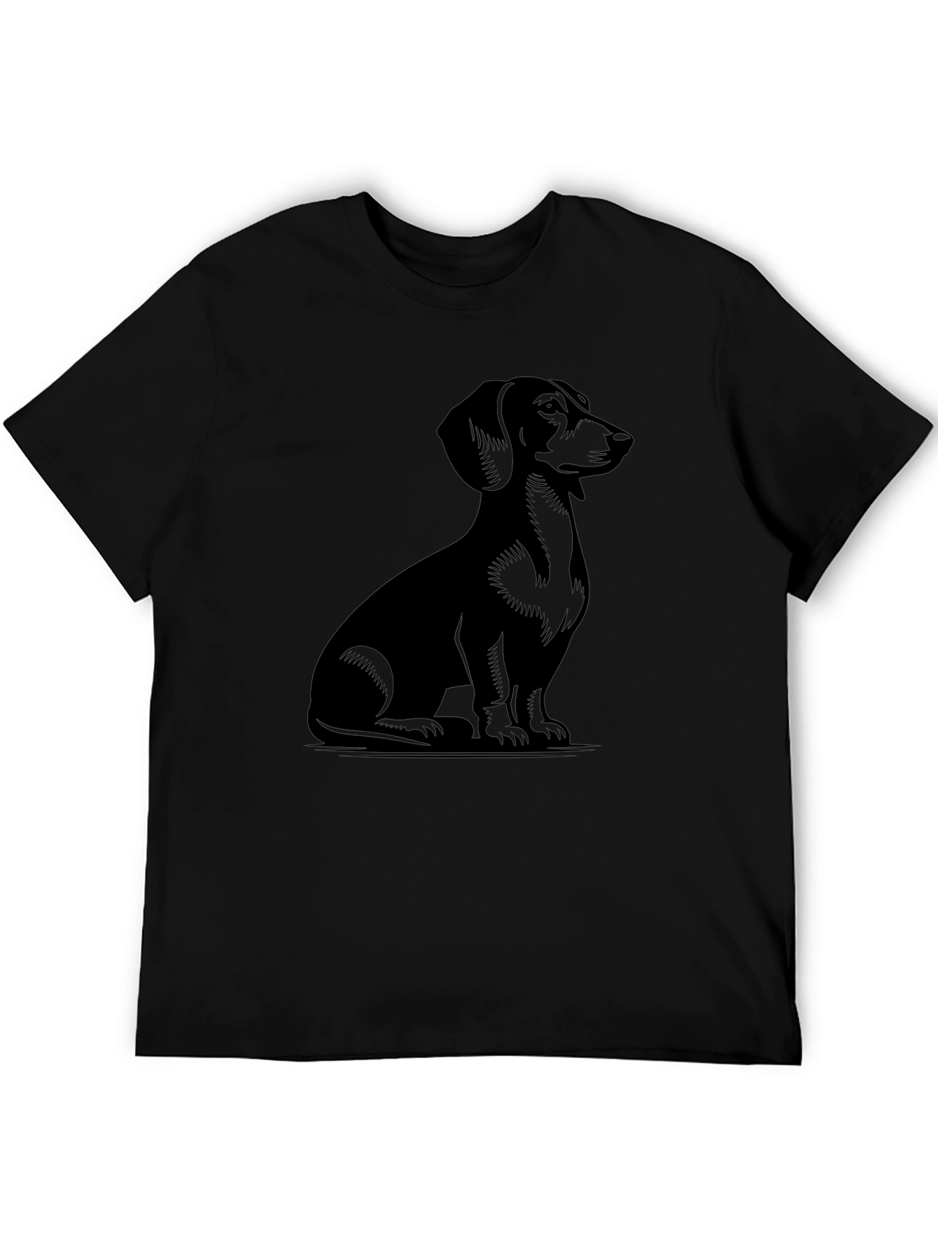 Minimalist Dachshund T-Shirt – Simple Dog Lover Graphic Tee