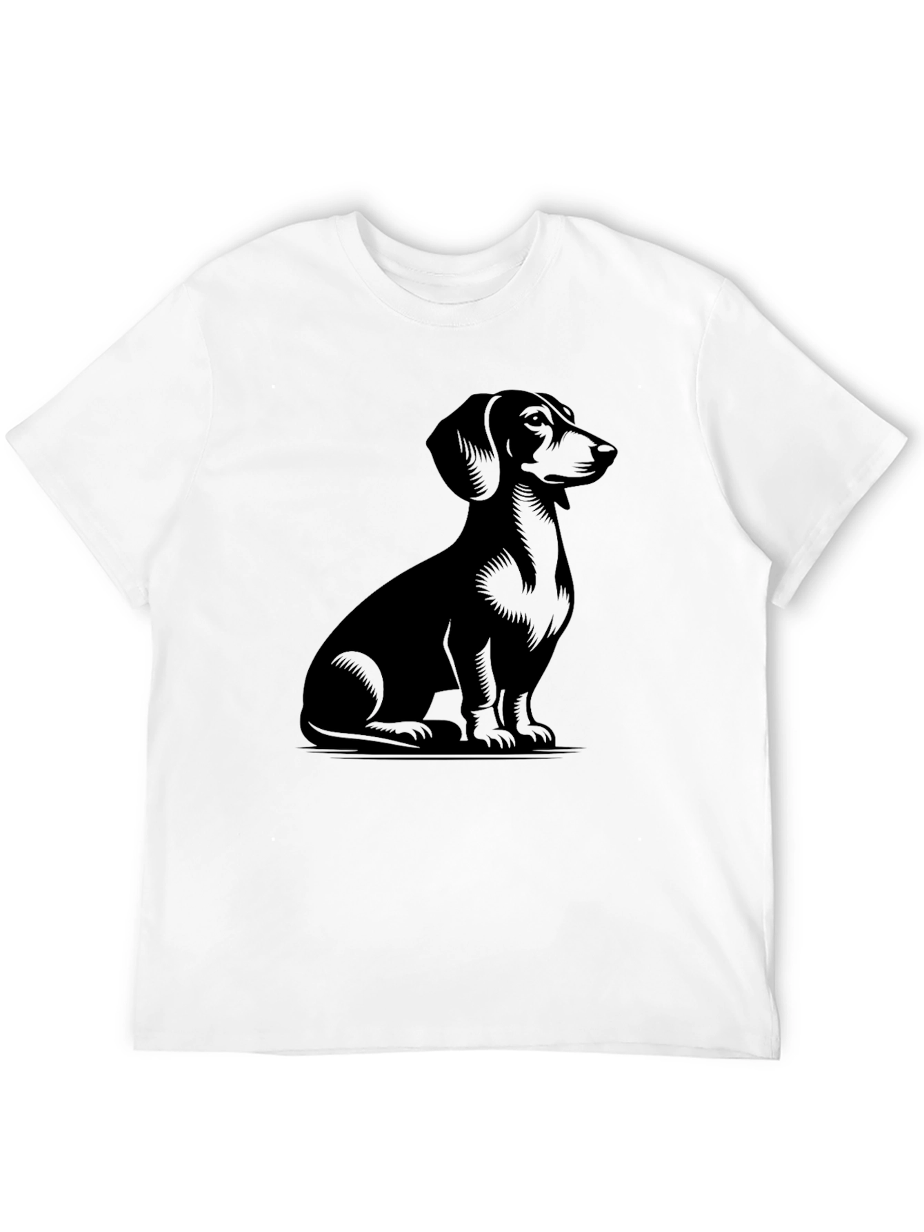 Minimalist Dachshund T-Shirt – Simple Dog Lover Graphic Tee