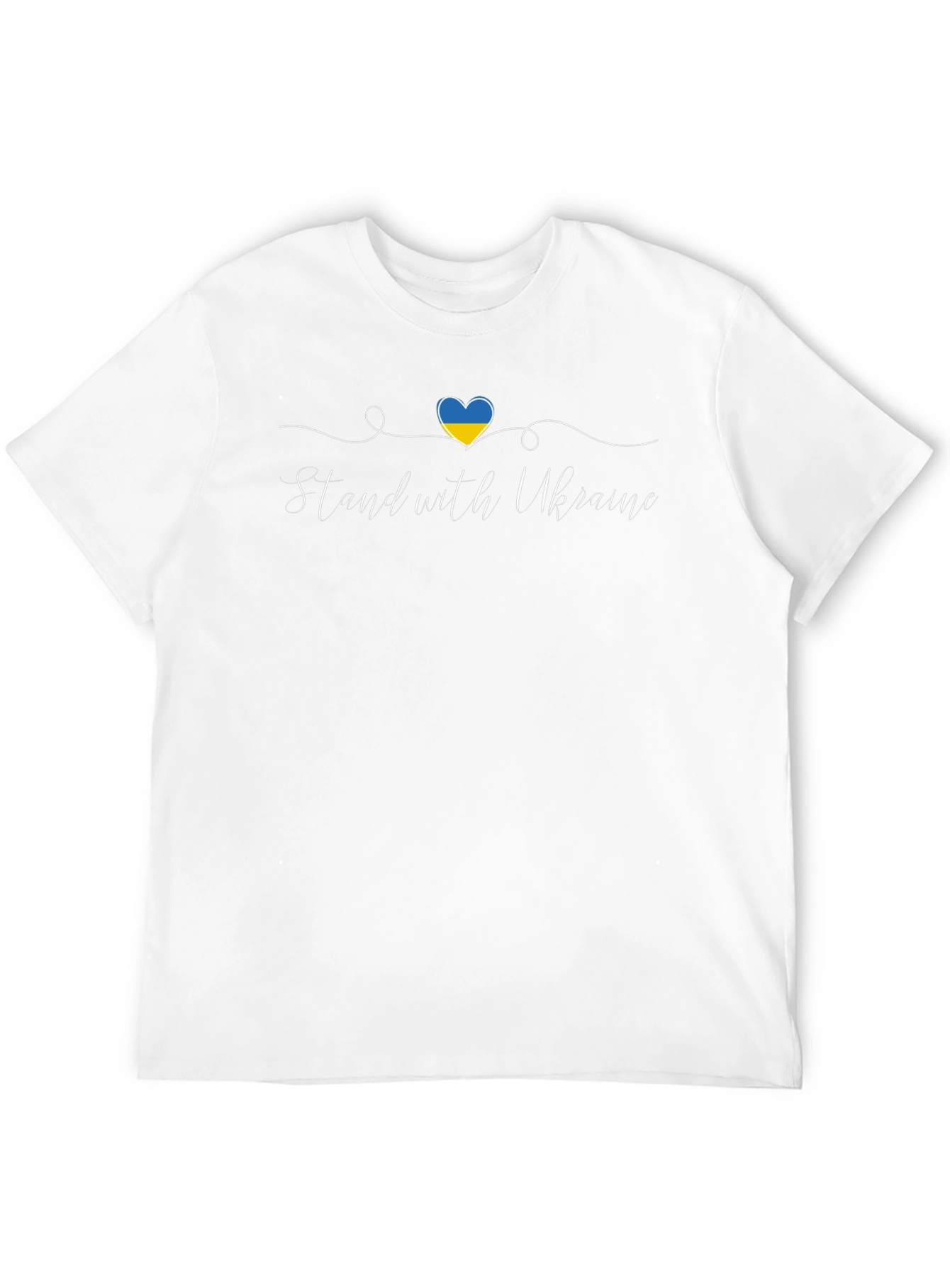 Stand with Ukraine Graphic Tee - Black