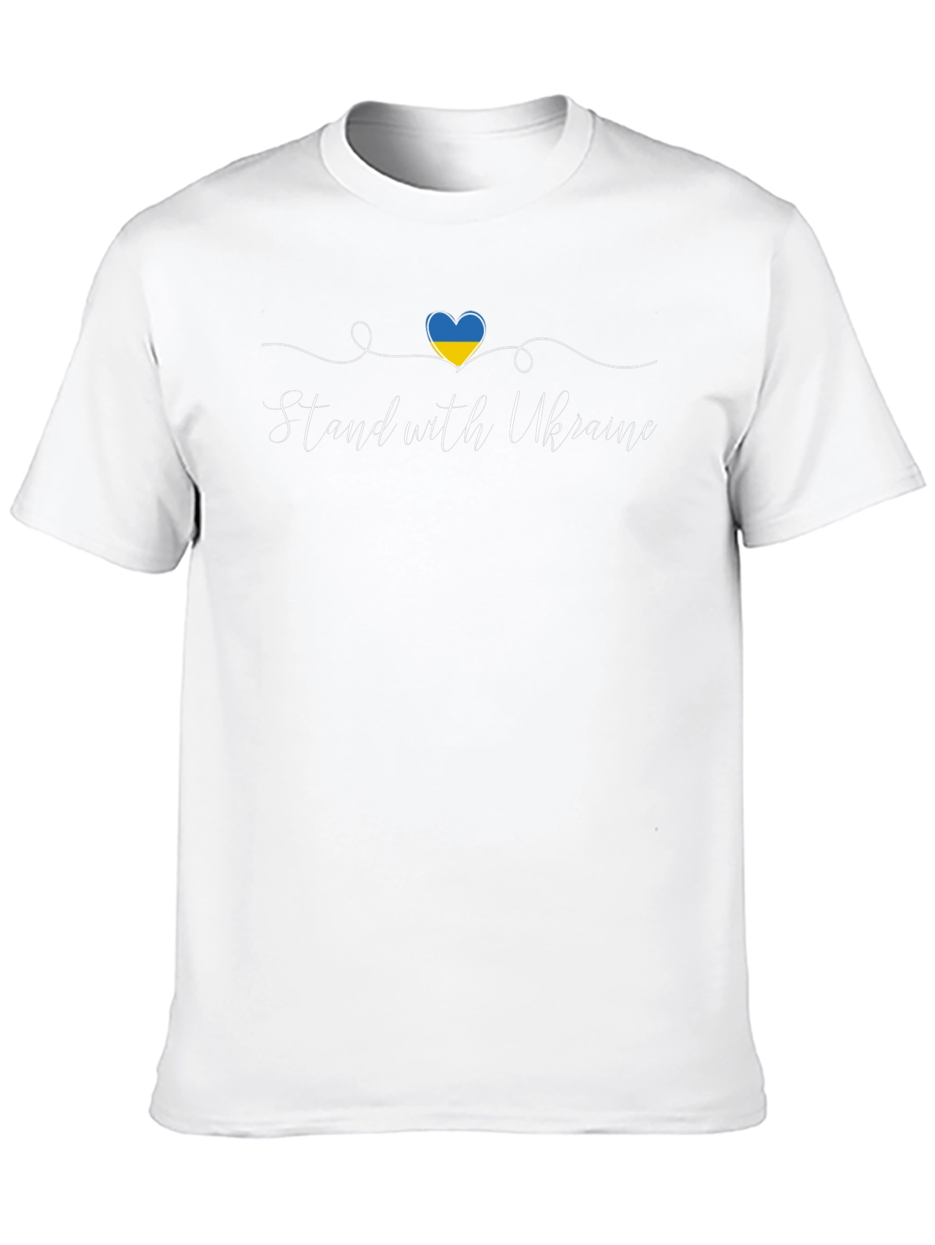Stand with Ukraine Graphic Tee - Black