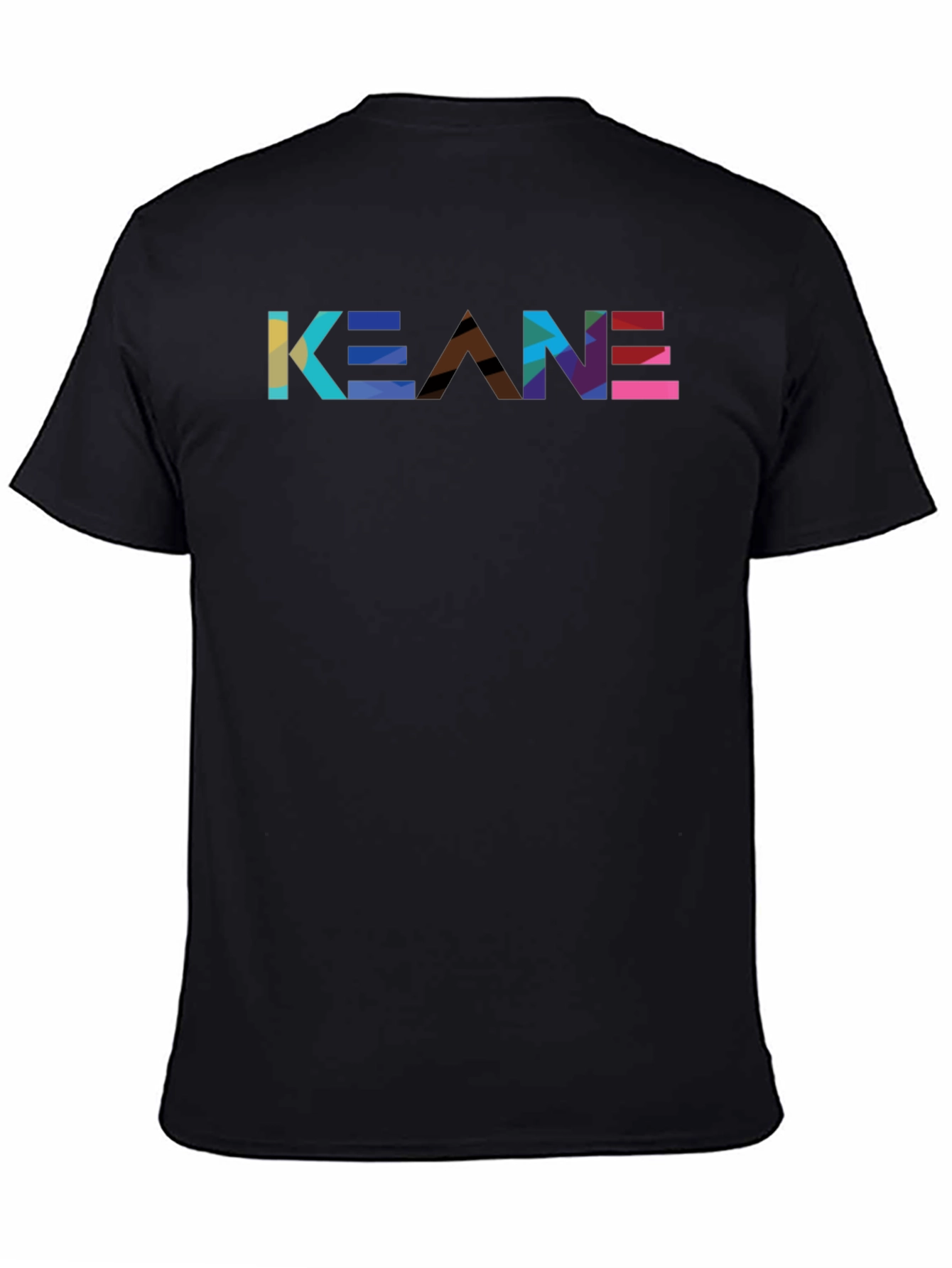 Keane Band Geometric Logo Black T-Shirt
