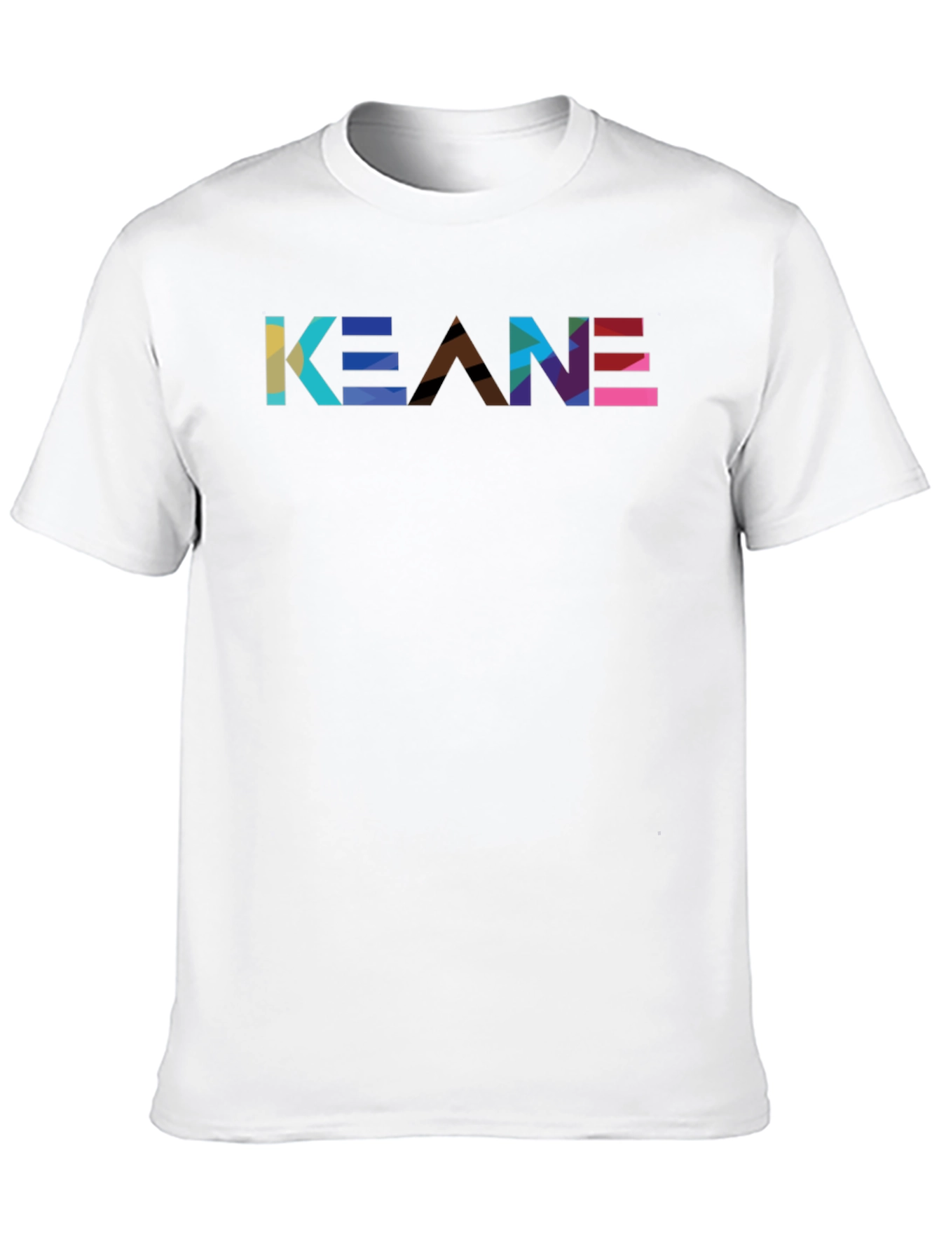 Keane Band Geometric Logo Black T-Shirt