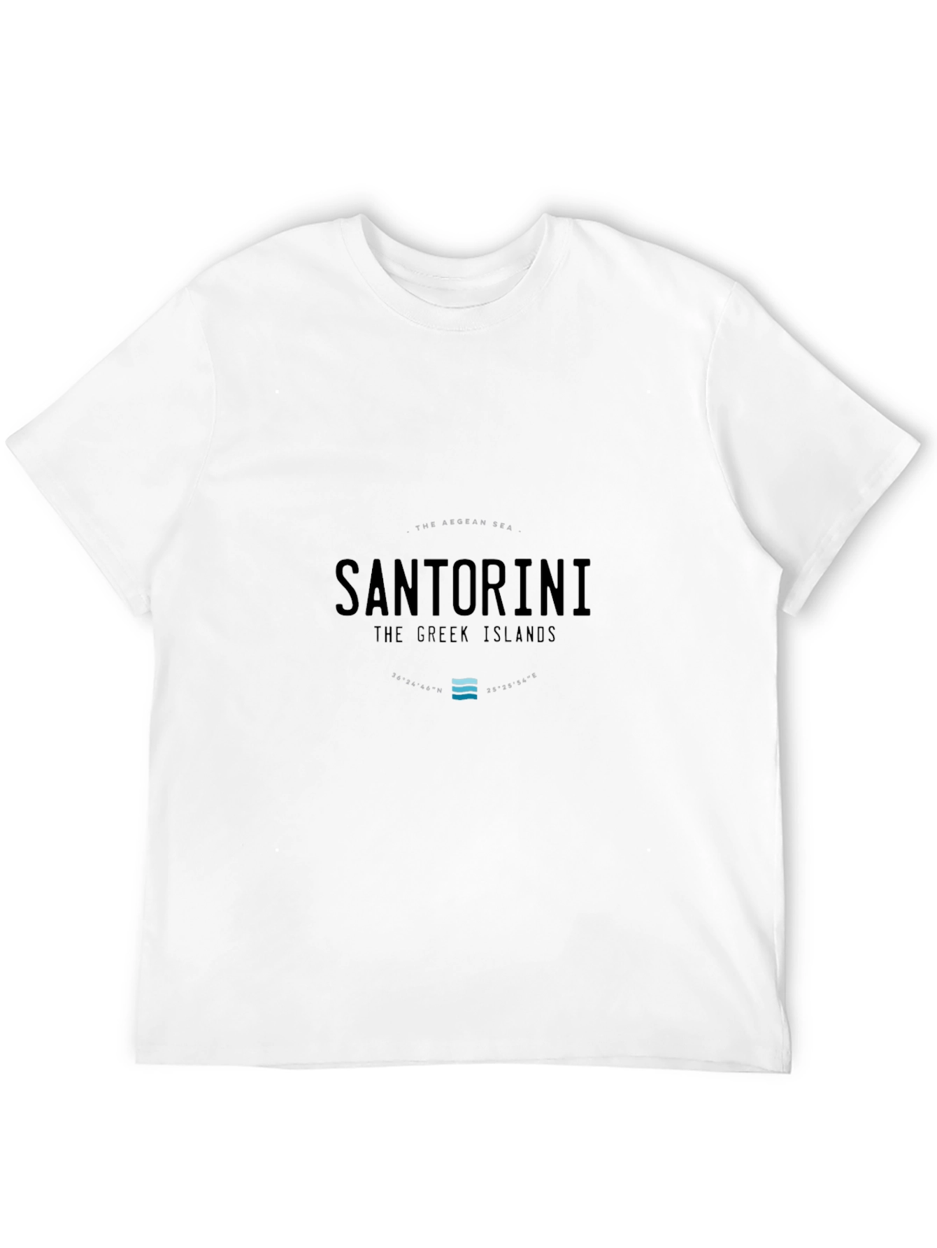 Santorini Greece Graphic T-Shirt