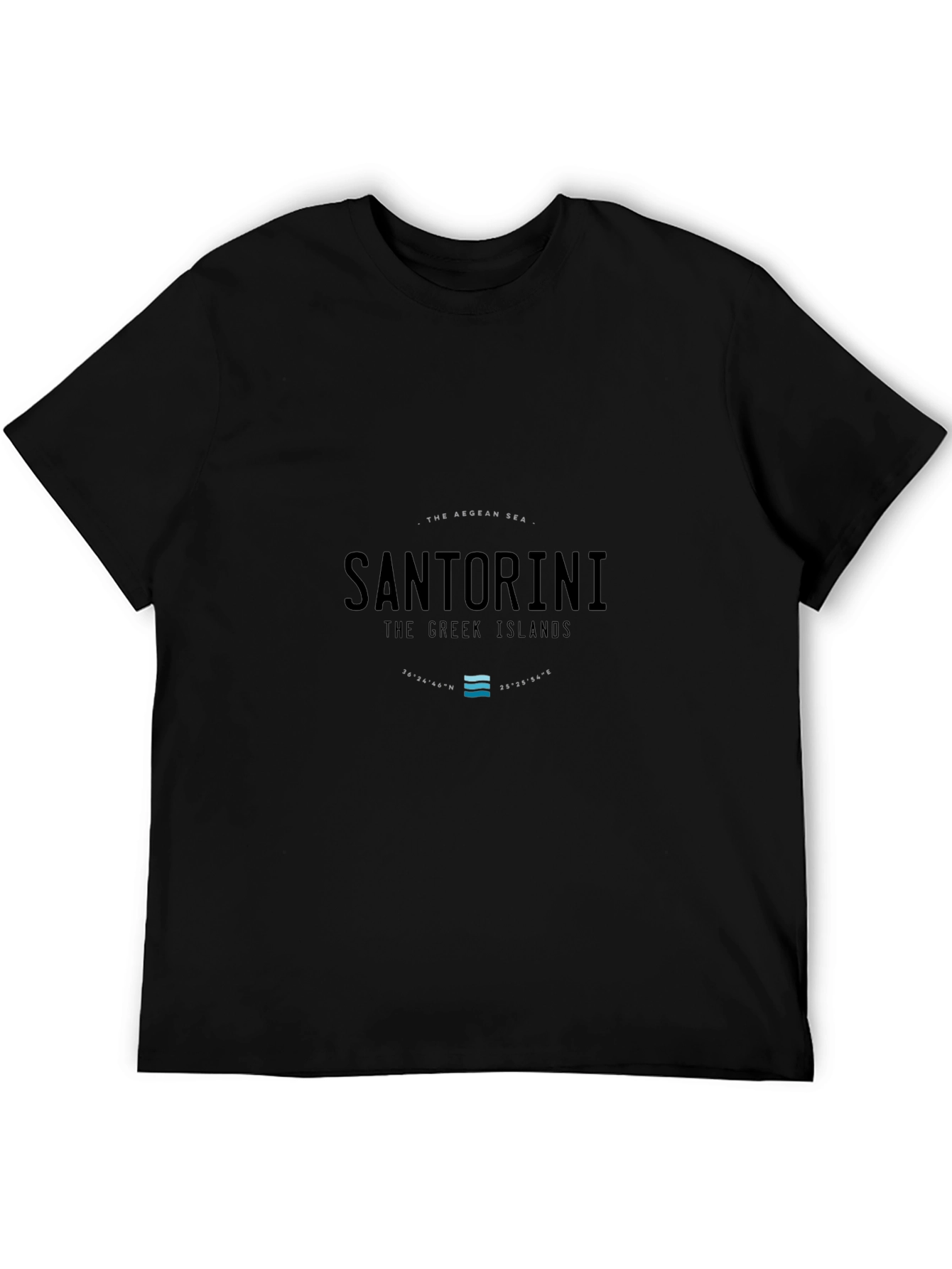 Santorini Greece Graphic T-Shirt