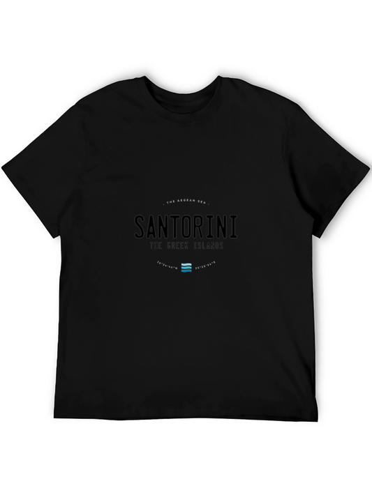 Santorini Greece Graphic T-Shirt