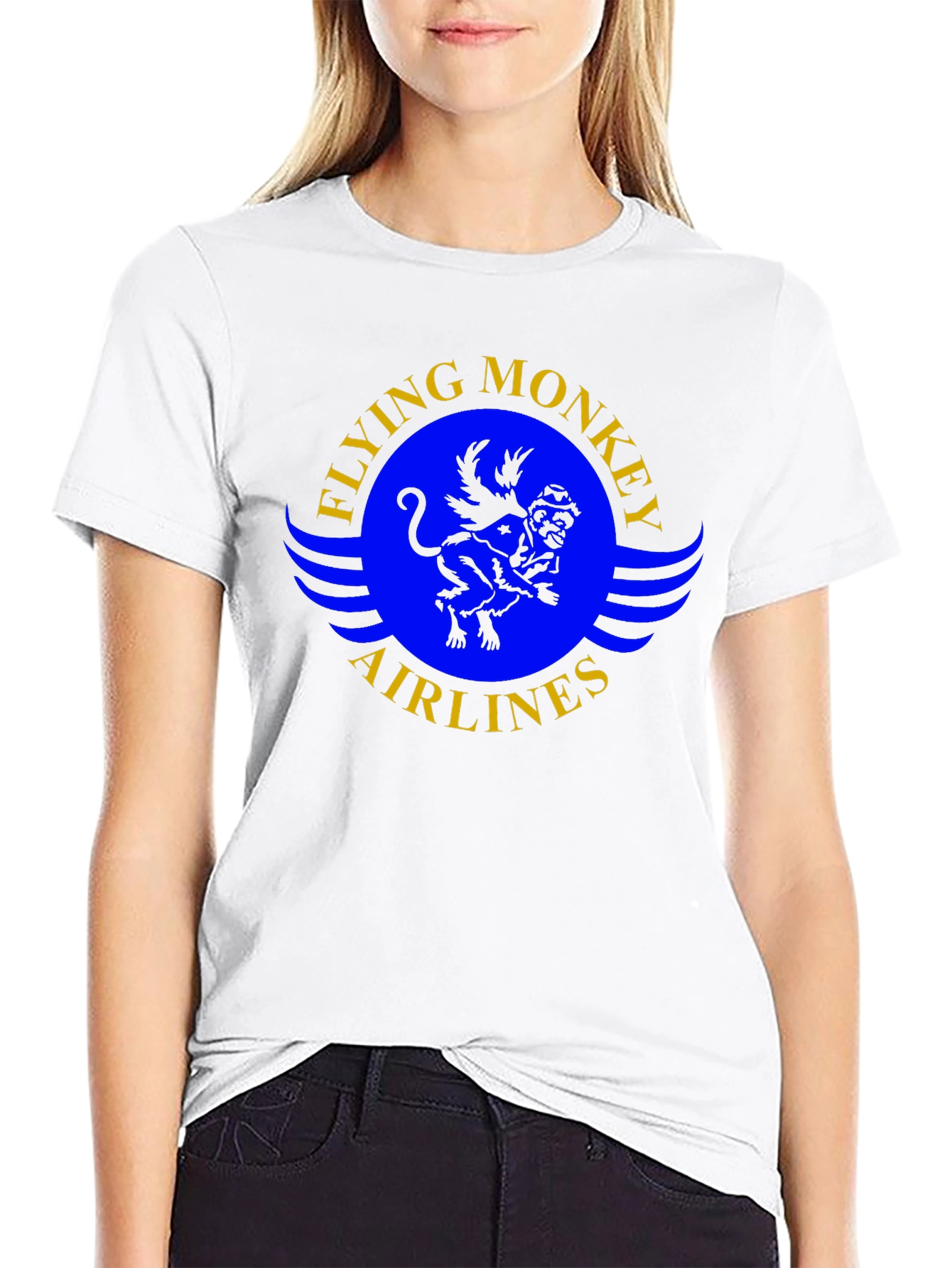 Flying Monkey Airlines Graphic T-Shirt
