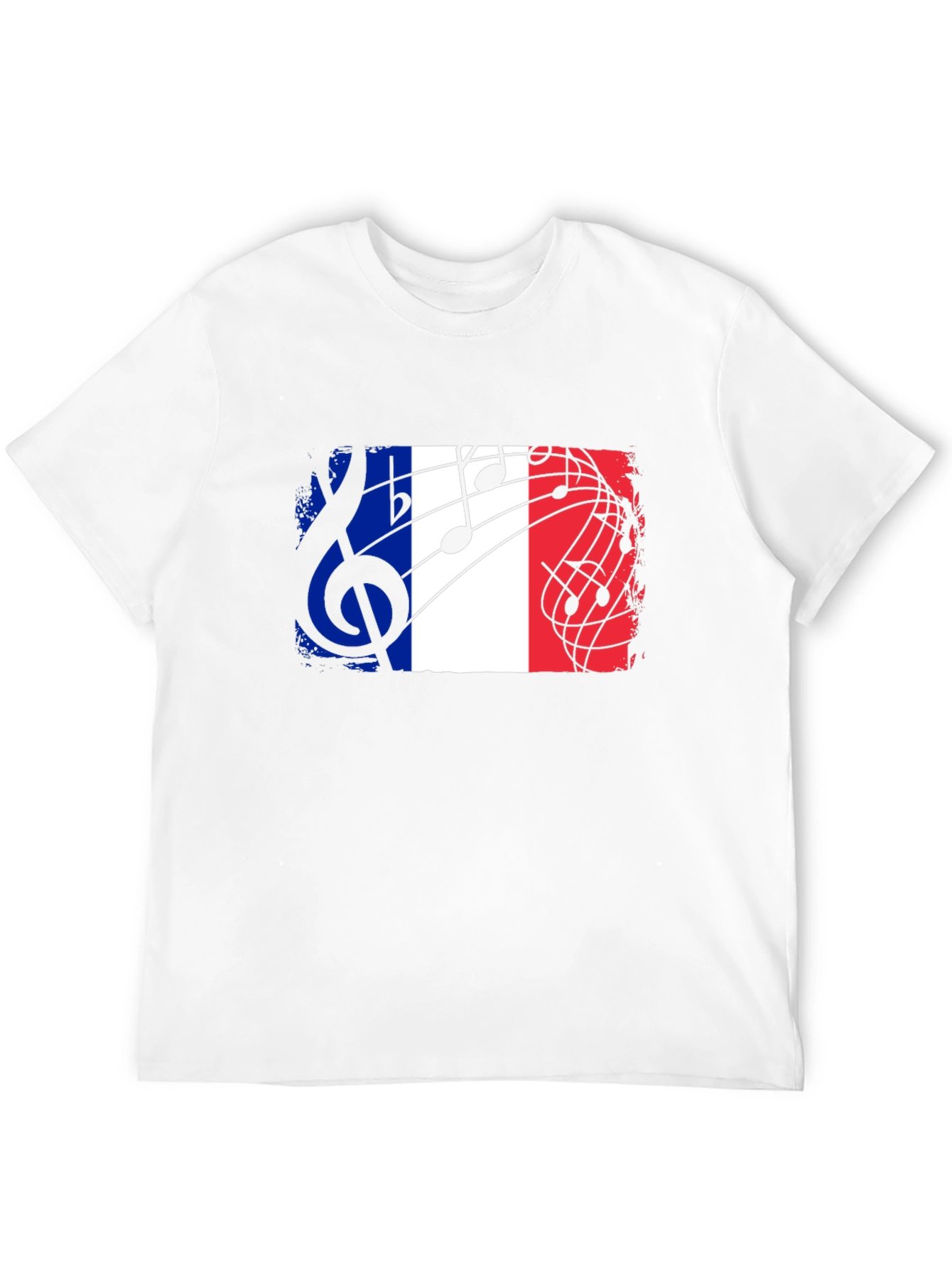France Flag Music T-Shirt