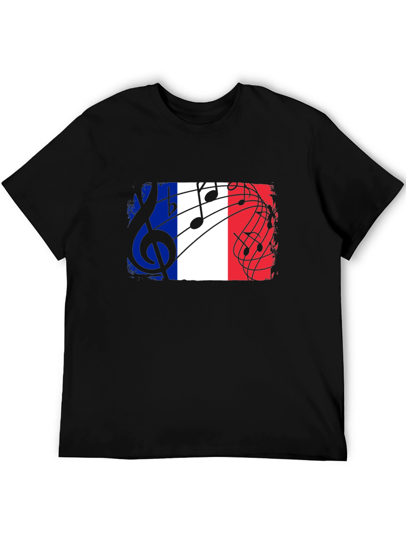 France Flag Music T-Shirt