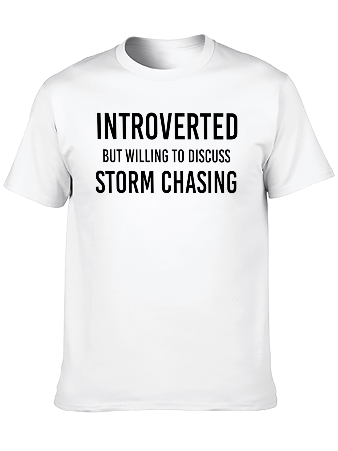 Introverted Storm Chaser T-Shirt - Black
