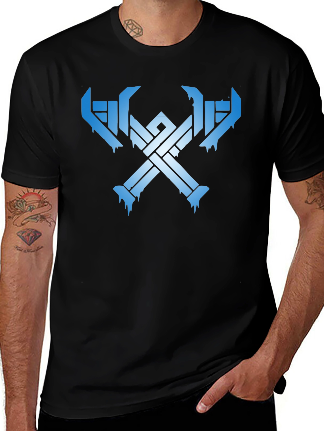 Viking Axe Black T-Shirt