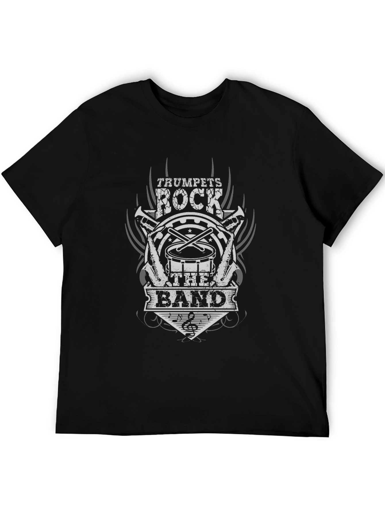 Trumpets Rock Band T-Shirt - Music Lovers Tee