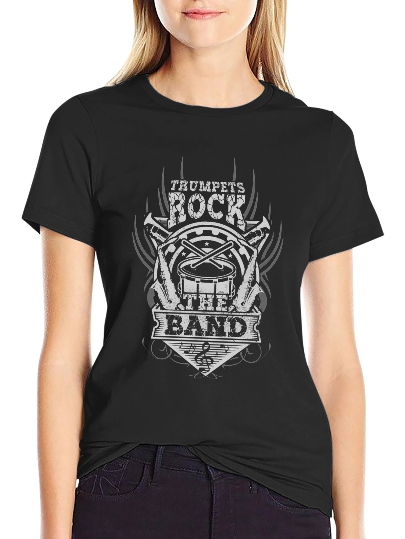 Trumpets Rock Band T-Shirt - Music Lovers Tee