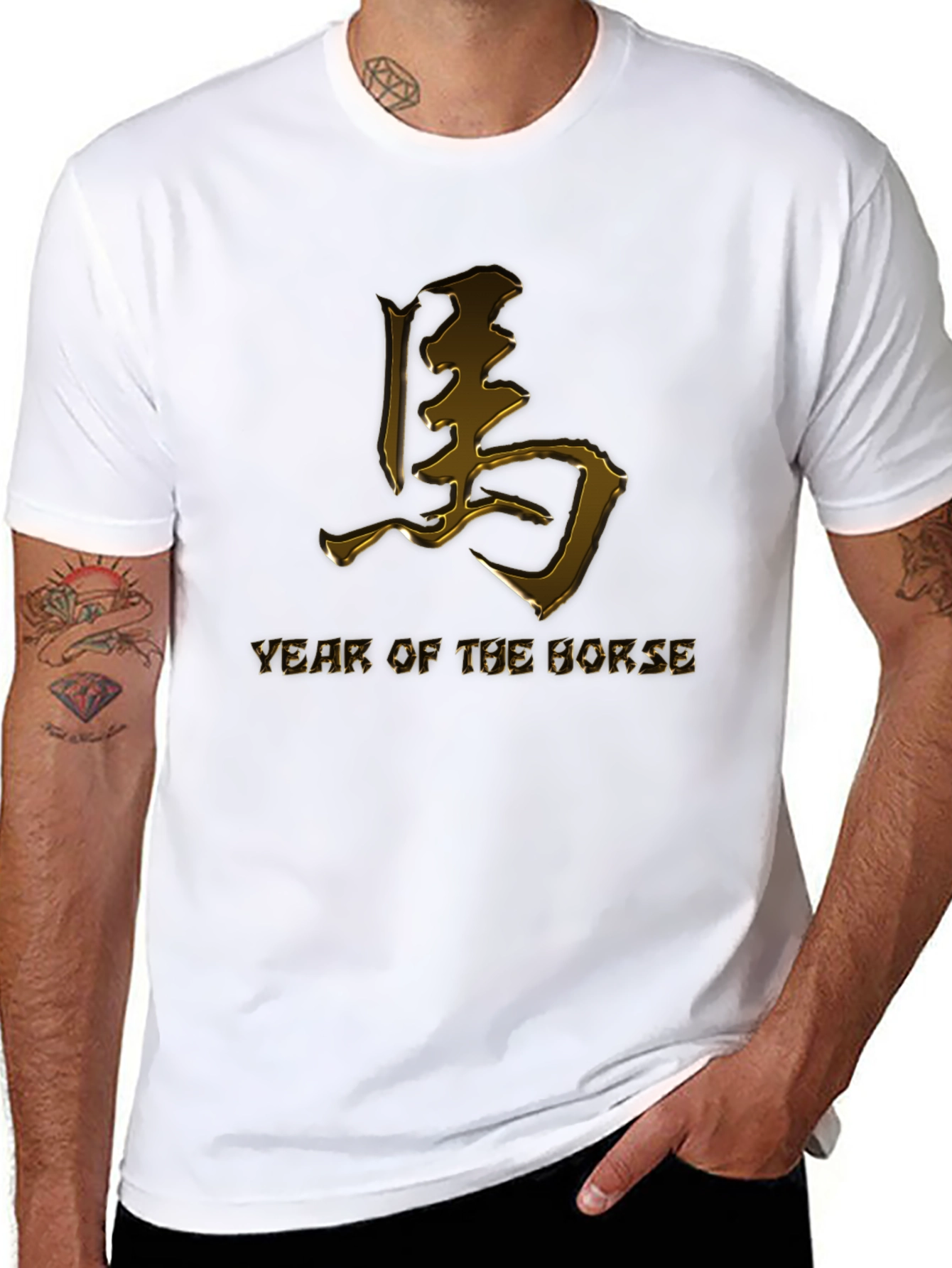Year of the Horse Graphic Tee - Black