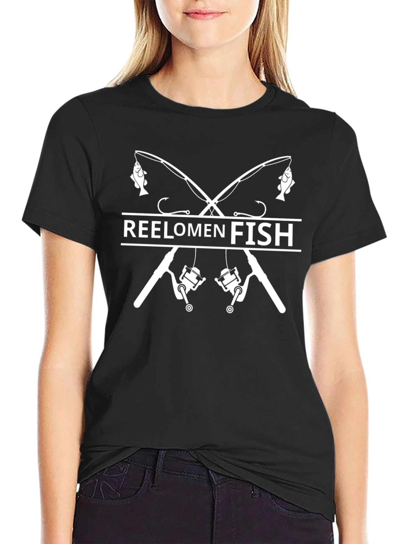 Reelomen Fish T-Shirt - Fishing Rod Graphic Tee