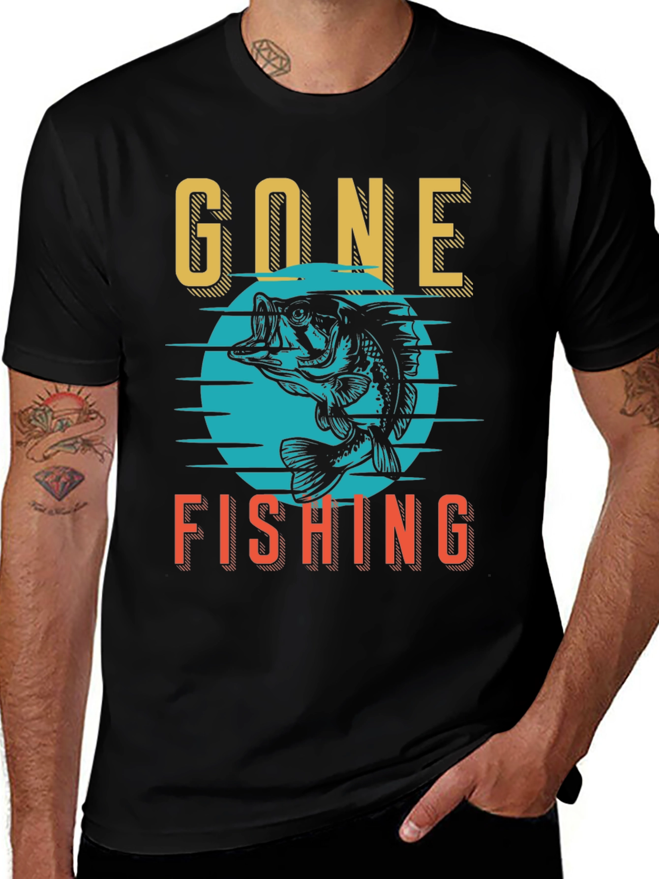 Gone Fishing Graphic Tee - Anglers Delight