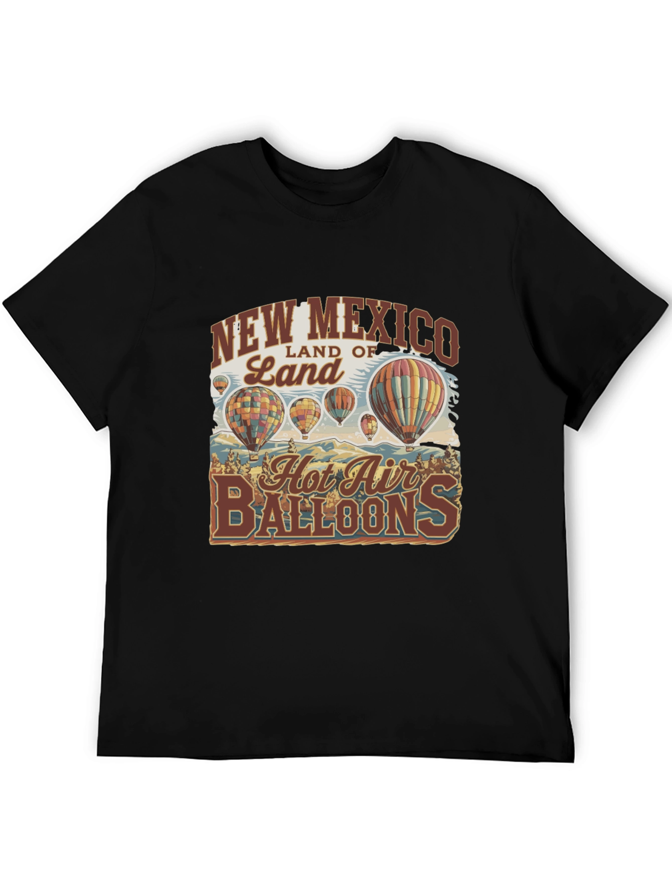 New Mexico Hot Air Balloons Graphic T-Shirt