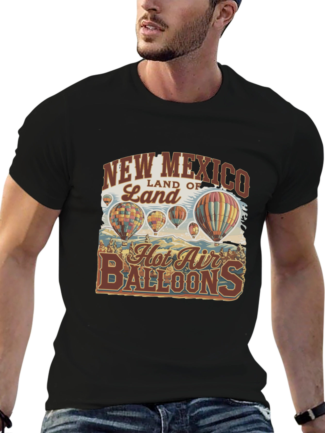 New Mexico Hot Air Balloons Graphic T-Shirt