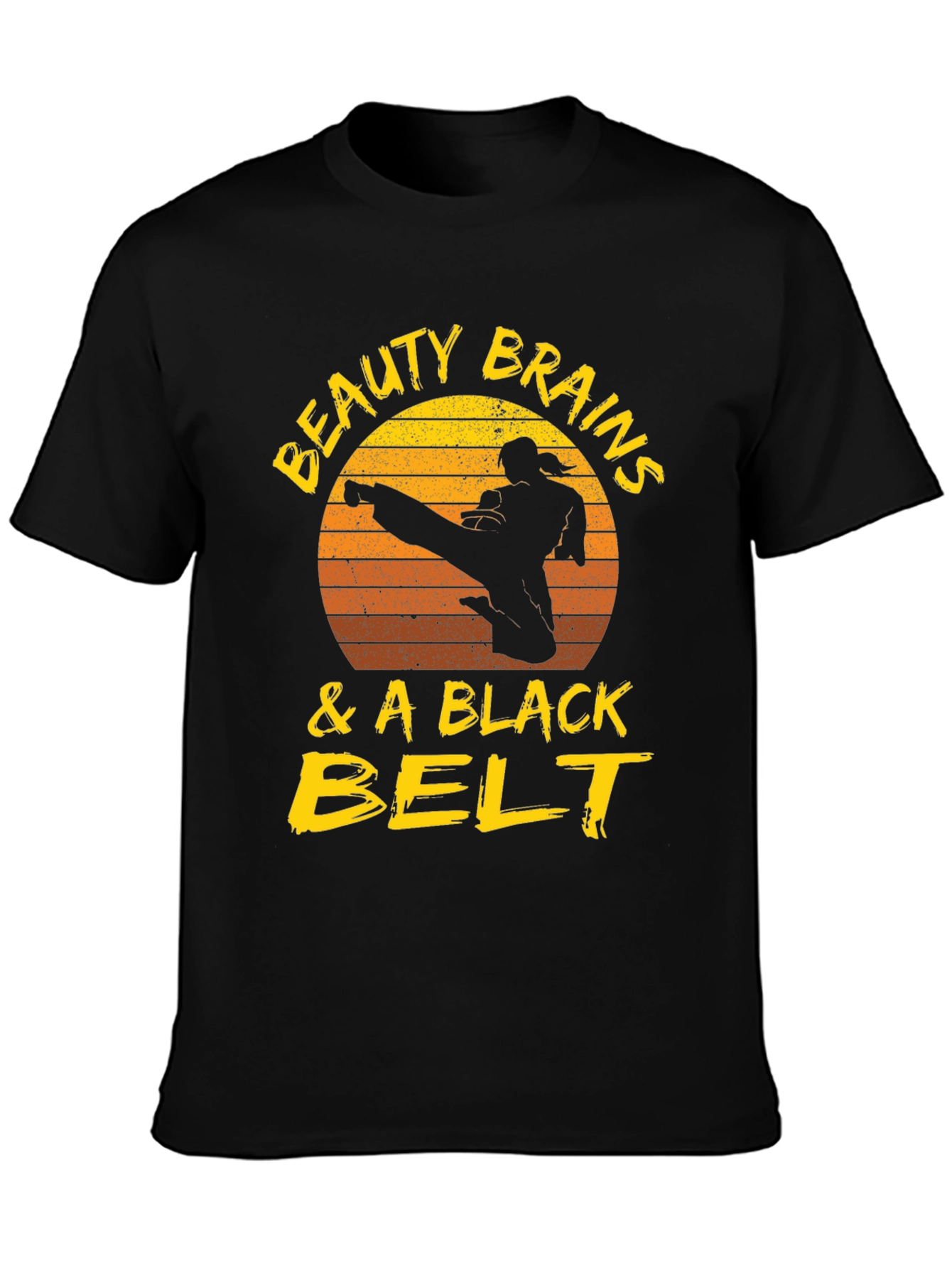 Beauty Brains & a Black Belt T-Shirt