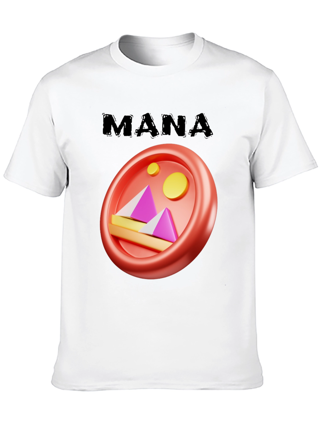Mana Crypto T-Shirt - Decentraland Metaverse