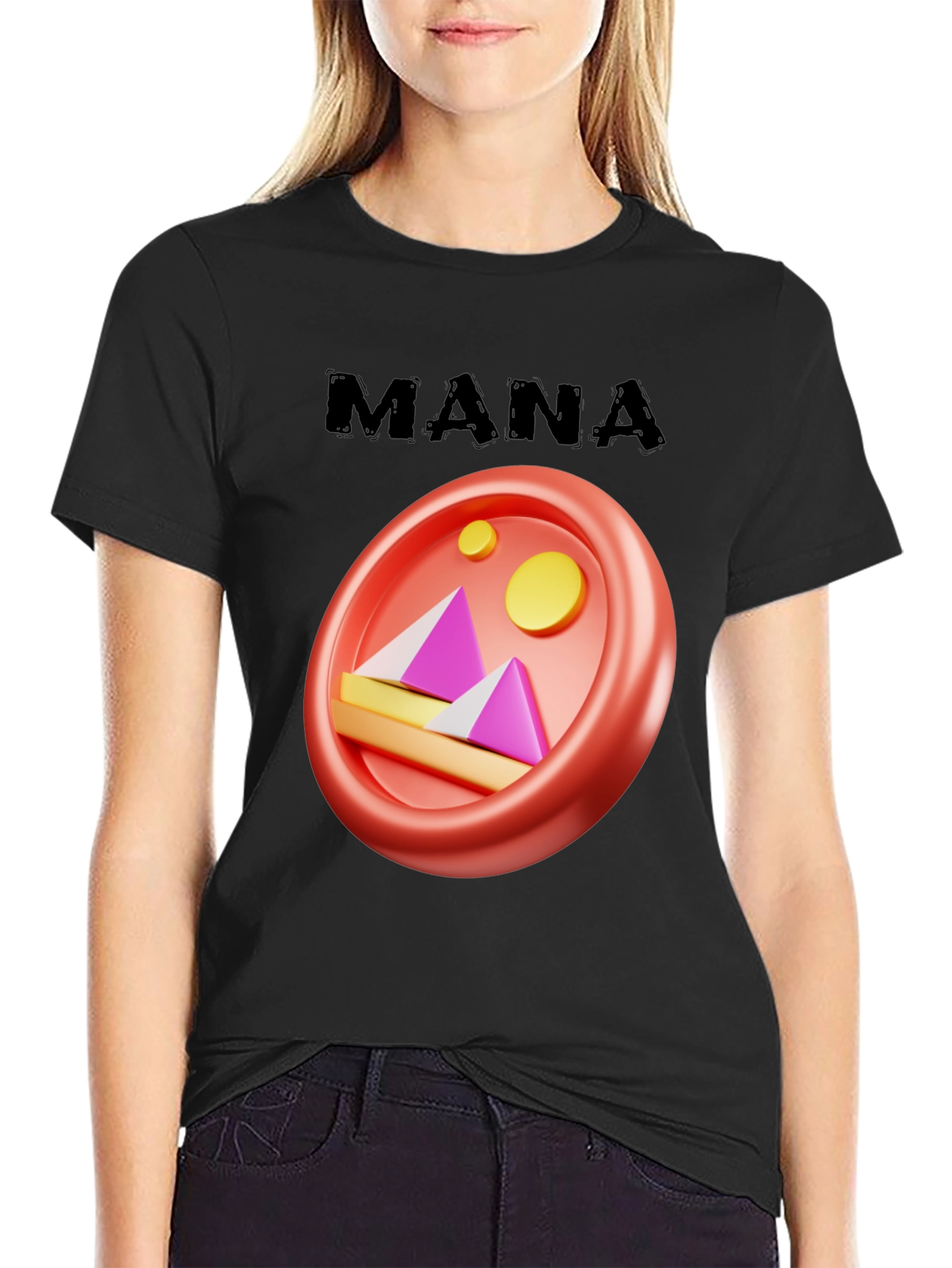 Mana Crypto T-Shirt - Decentraland Metaverse