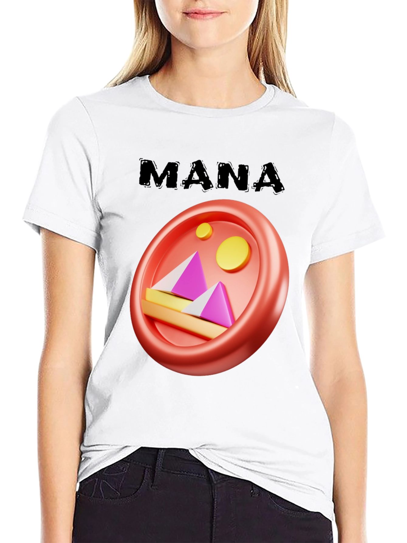 Mana Crypto T-Shirt - Decentraland Metaverse