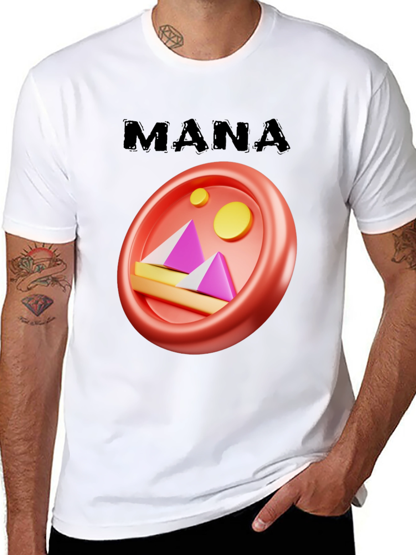 Mana Crypto T-Shirt - Decentraland Metaverse