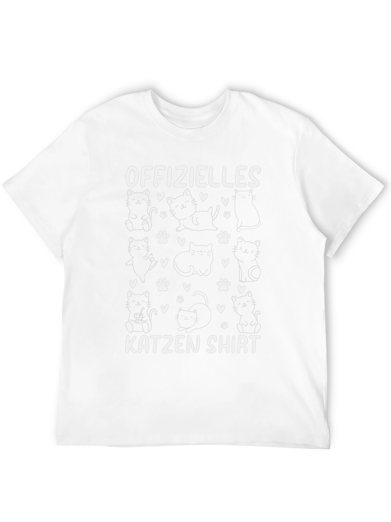 Offizielles Katzen Shirt Black Tee