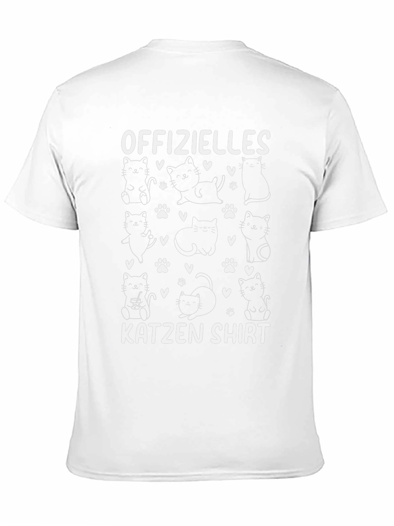 Offizielles Katzen Shirt Black Tee