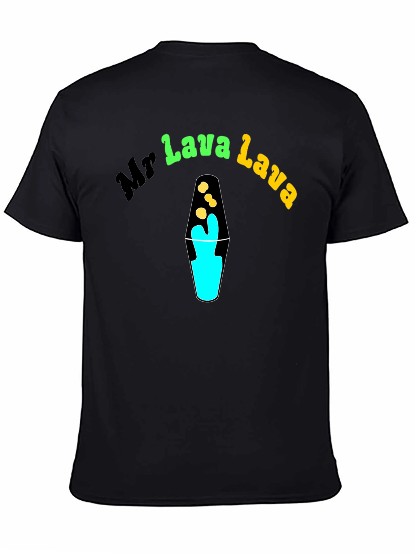 Mr Lava Lava Black Graphic T-Shirt - Novelty Design