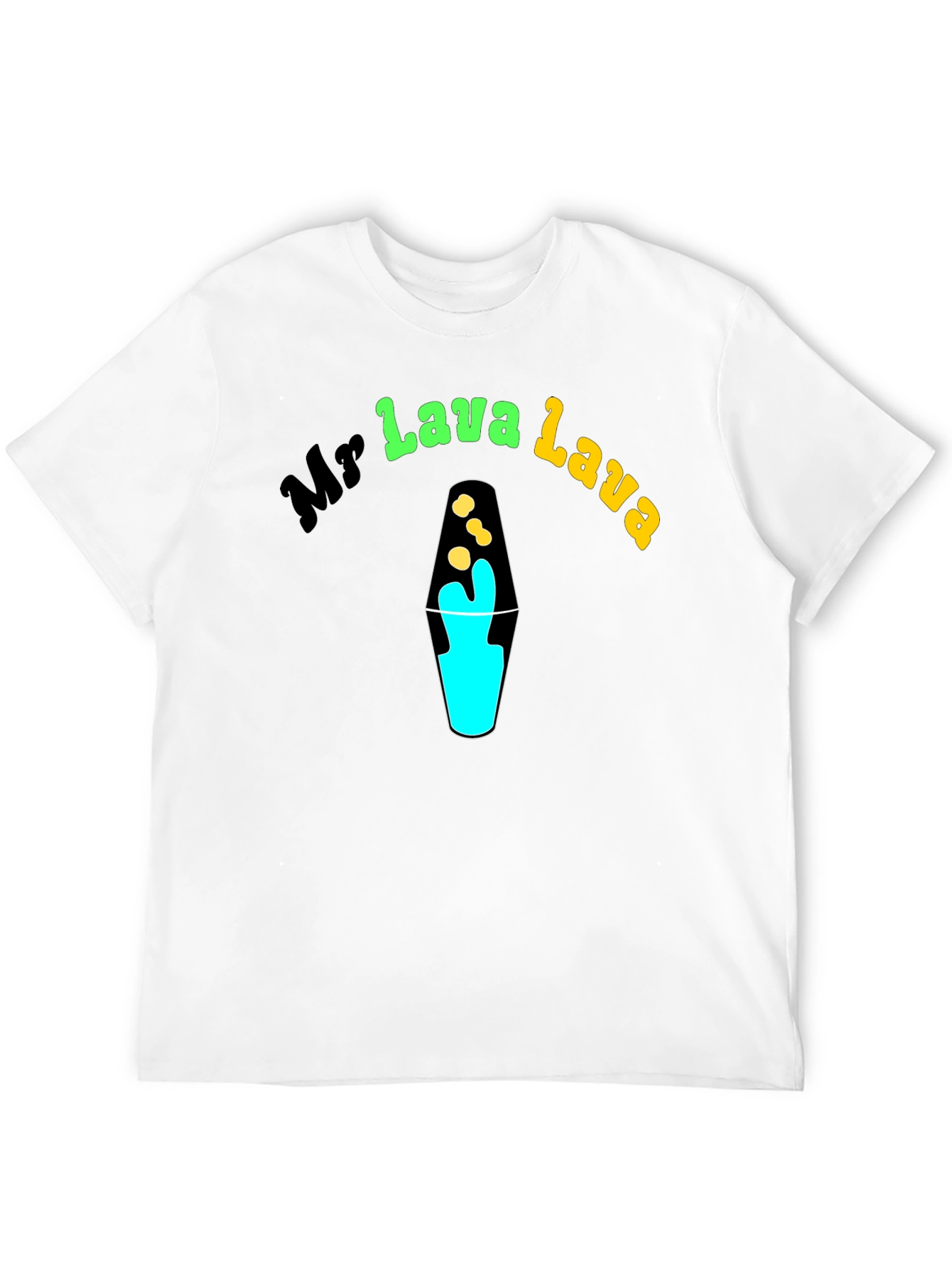 Mr Lava Lava Black Graphic T-Shirt - Novelty Design