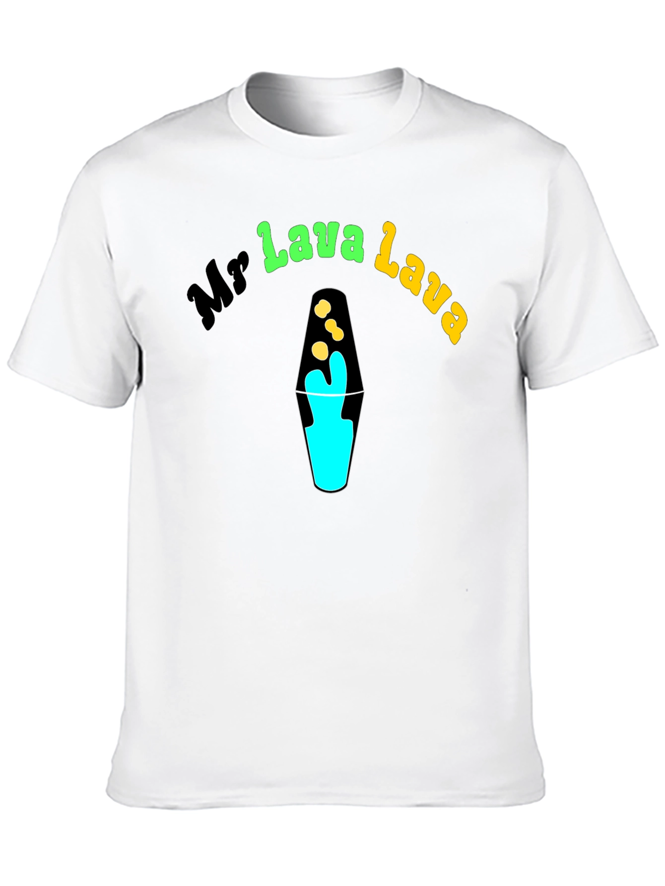 Mr Lava Lava Black Graphic T-Shirt - Novelty Design