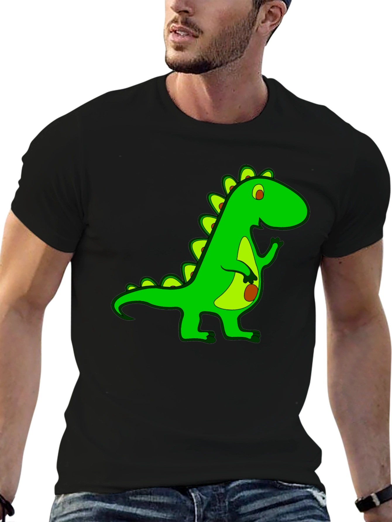 Dino Graphic Tee - Cool Cartoon Dinosaur T-Shirt