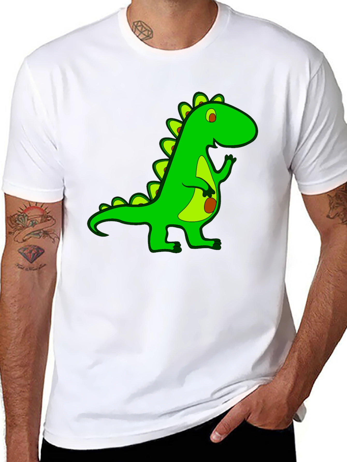 Dino Graphic Tee - Cool Cartoon Dinosaur T-Shirt