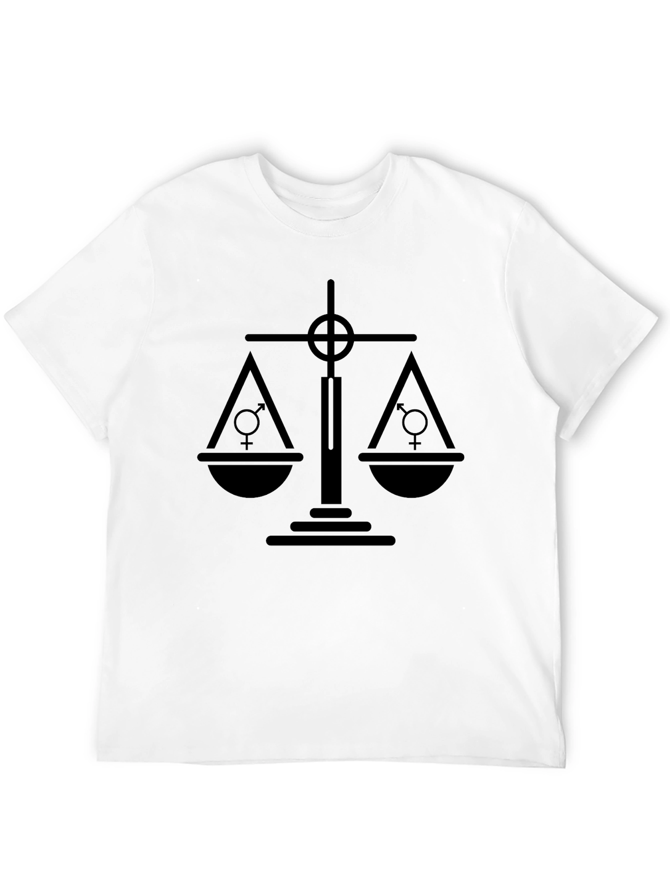 Equality Scales T-Shirt - Mens Black Tee