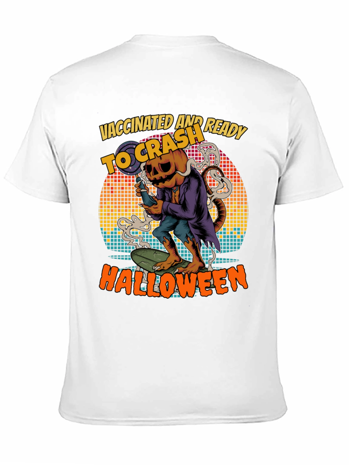 Vaccinated and Ready to Crash Halloween T-Shirt