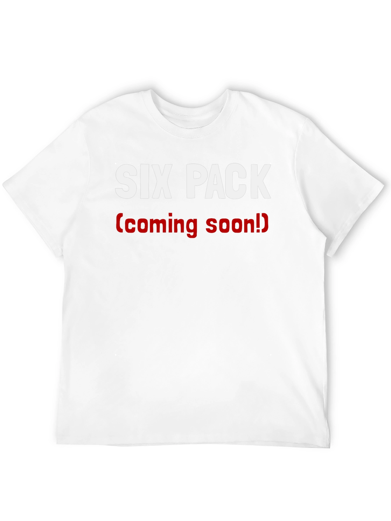 Six Pack Coming Soon Mens T-Shirt