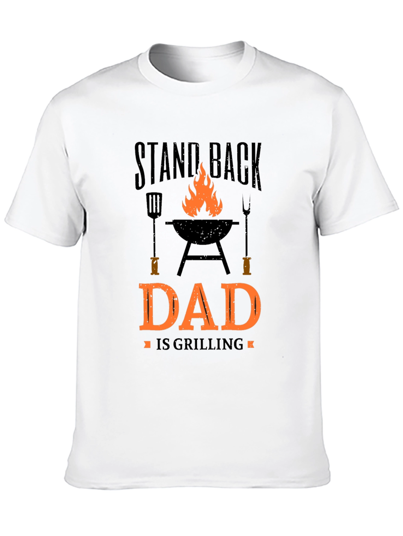 Dad Is Grilling T-Shirt BBQ Master Tee