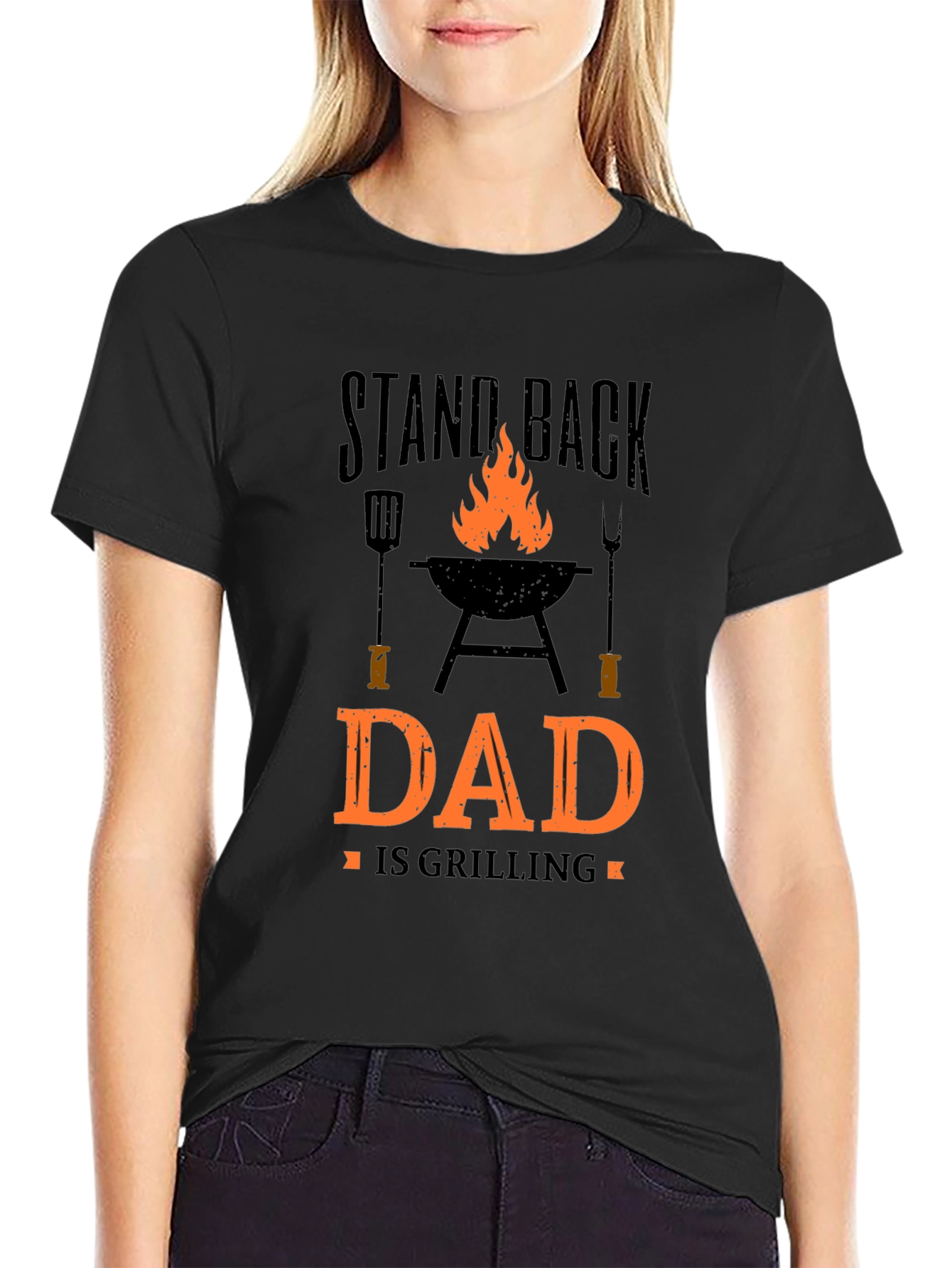 Dad Is Grilling T-Shirt BBQ Master Tee