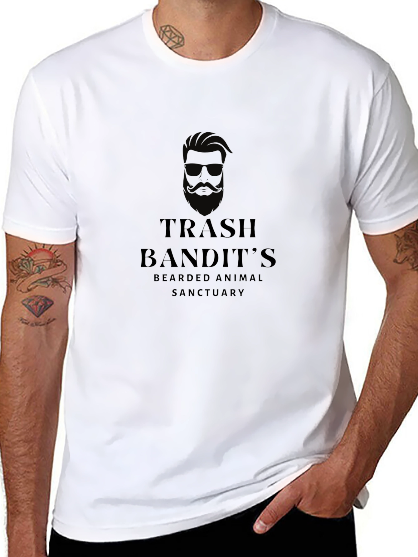 Trash Bandits Bearded Animal Sanctuary T-Shirt
